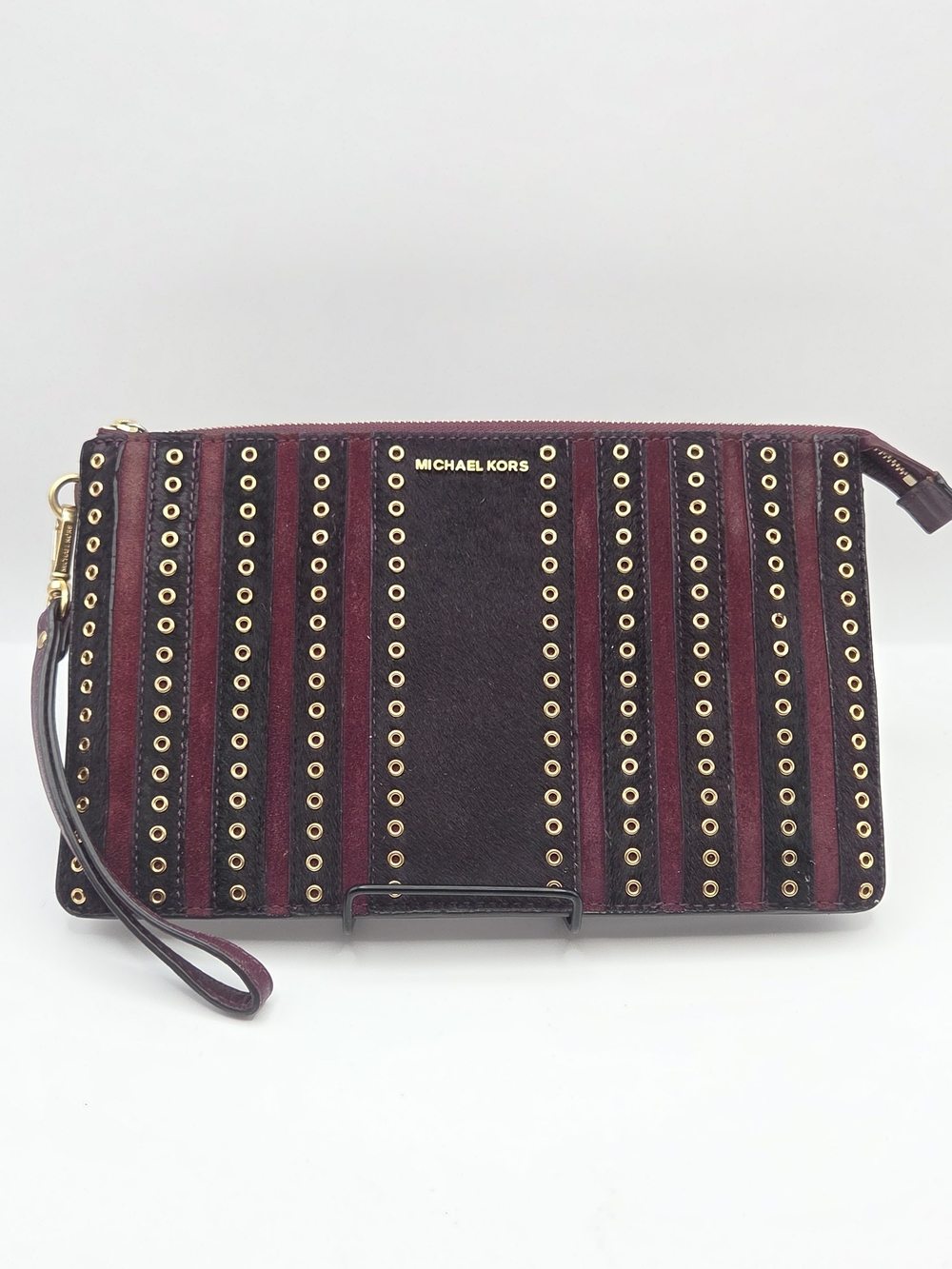 Michael Kors Brooklyn Grommet Large Wristlet